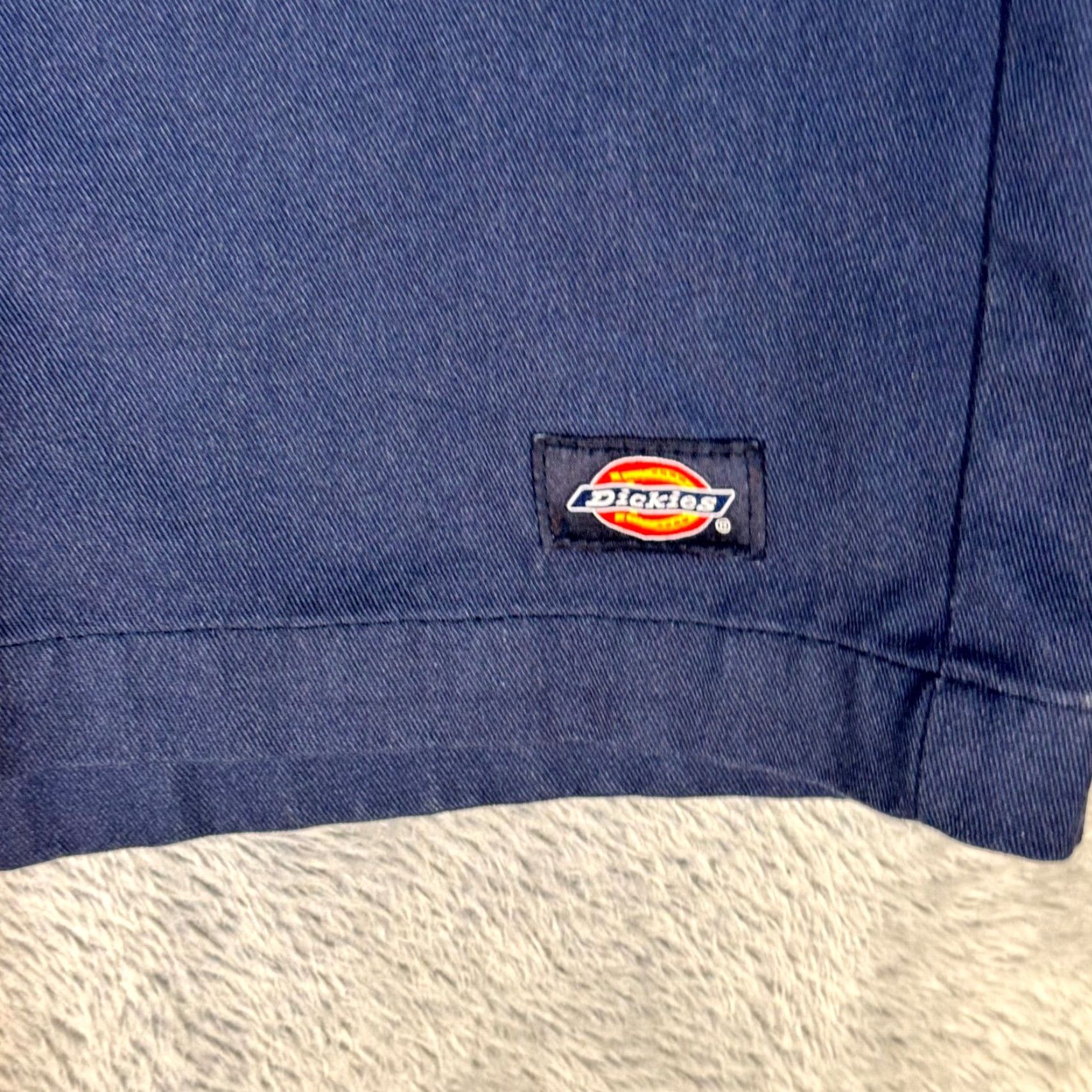 Dickies Dickies Workwear Shorts Navy 42 Regular Fit Mid Rise Flat Front Cargo Pocket Mens Shorts Size US 42 / EU 58 - 3 Thumbnail