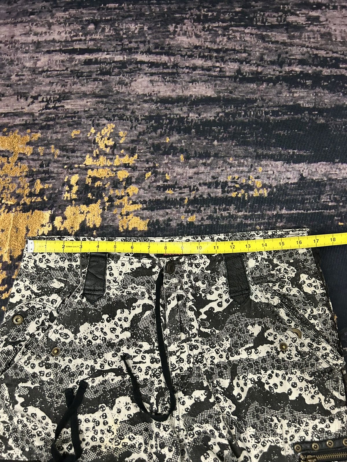 Seditionaries Algonquins Spiritual Weapon Skull Cargo Bondage Pants Size US 31 - 17 Thumbnail