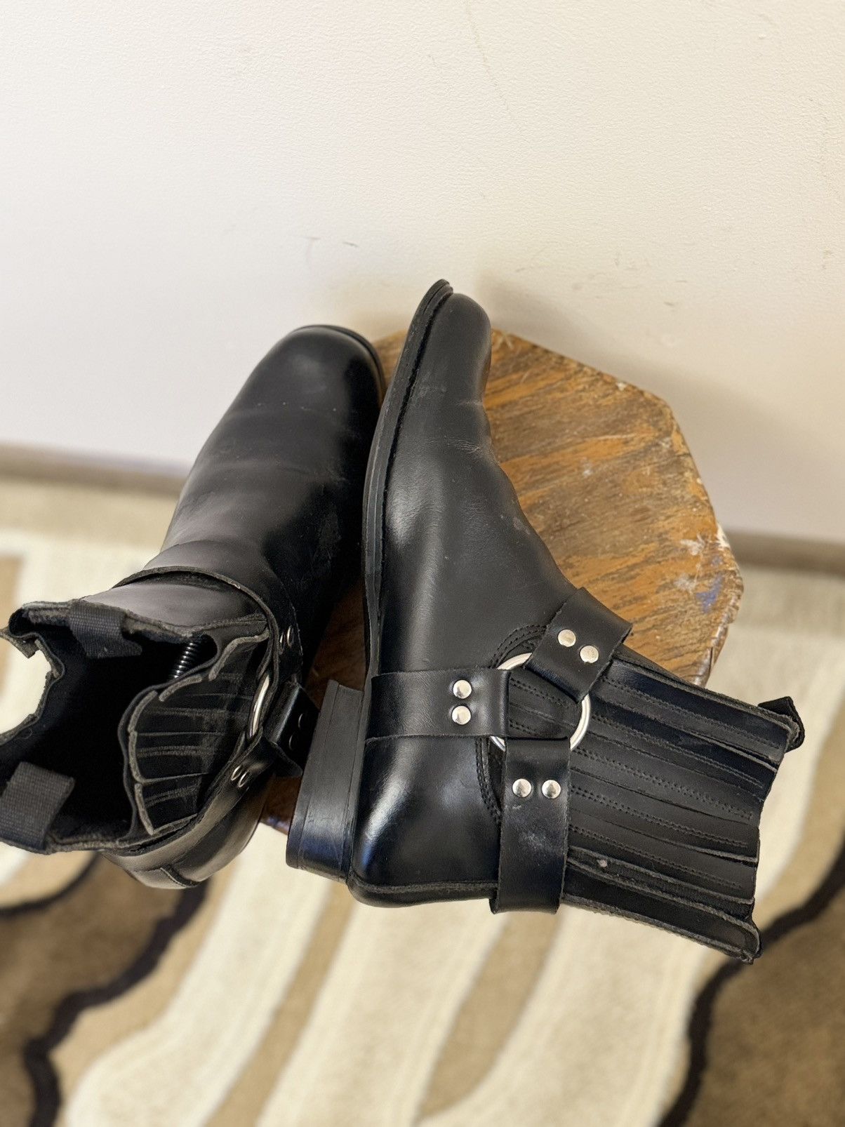 Other Studded gothic avant garde boots hedi slimane style y2k Size US 10 / EU 43 - 8 Thumbnail