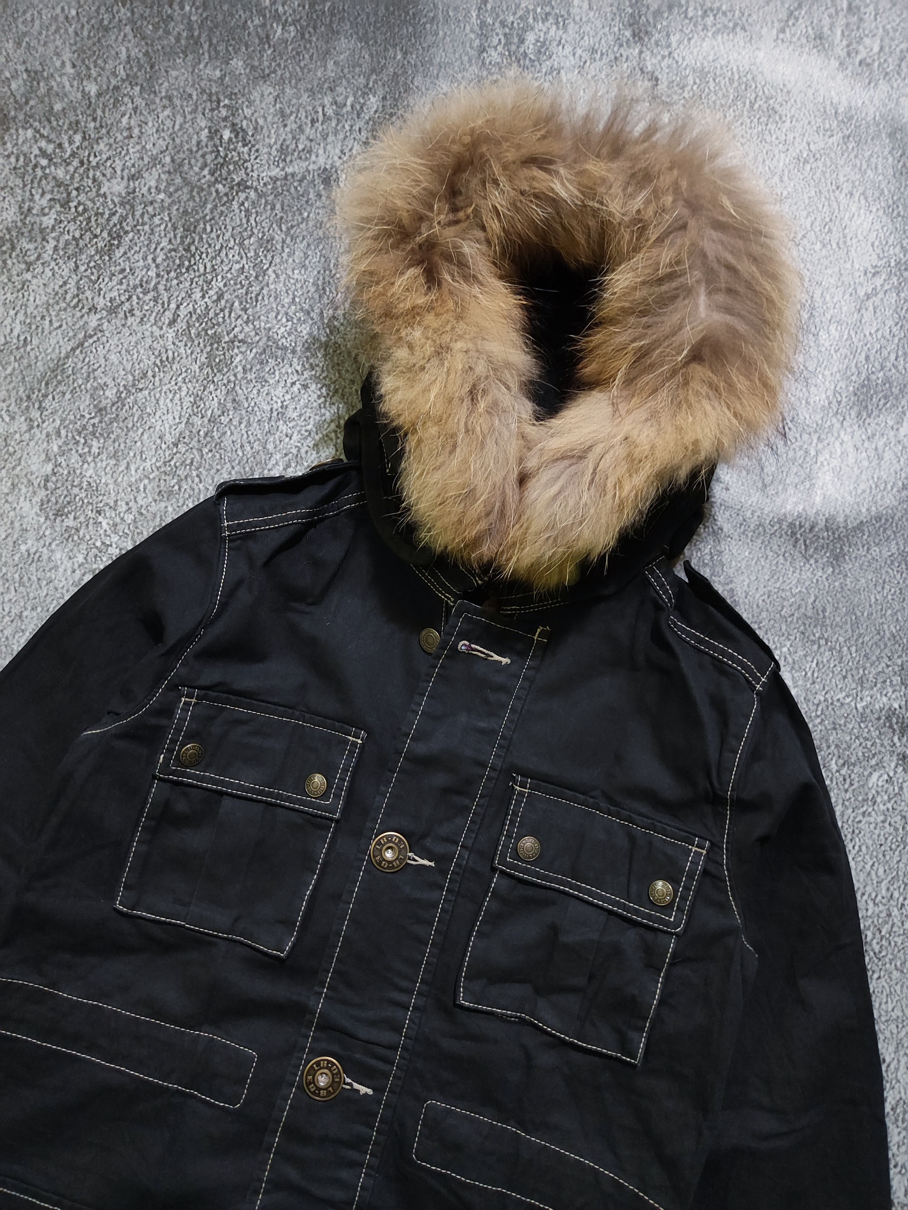 If Six Was Nine × Japanese Brand × Le Grande Bleu (L.G.B.) LB-03 Multi Pocket Cargo Parka Jacket Size M / US 6-8 / IT 42-44 - 2 Thumbnail