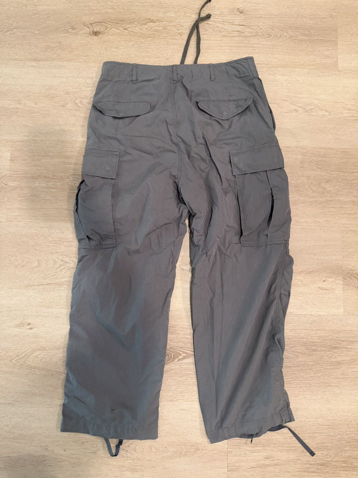 Beams Japan Beams Grey Cargo Pants (Medium) Size US 32 / EU 48 - 2 Thumbnail
