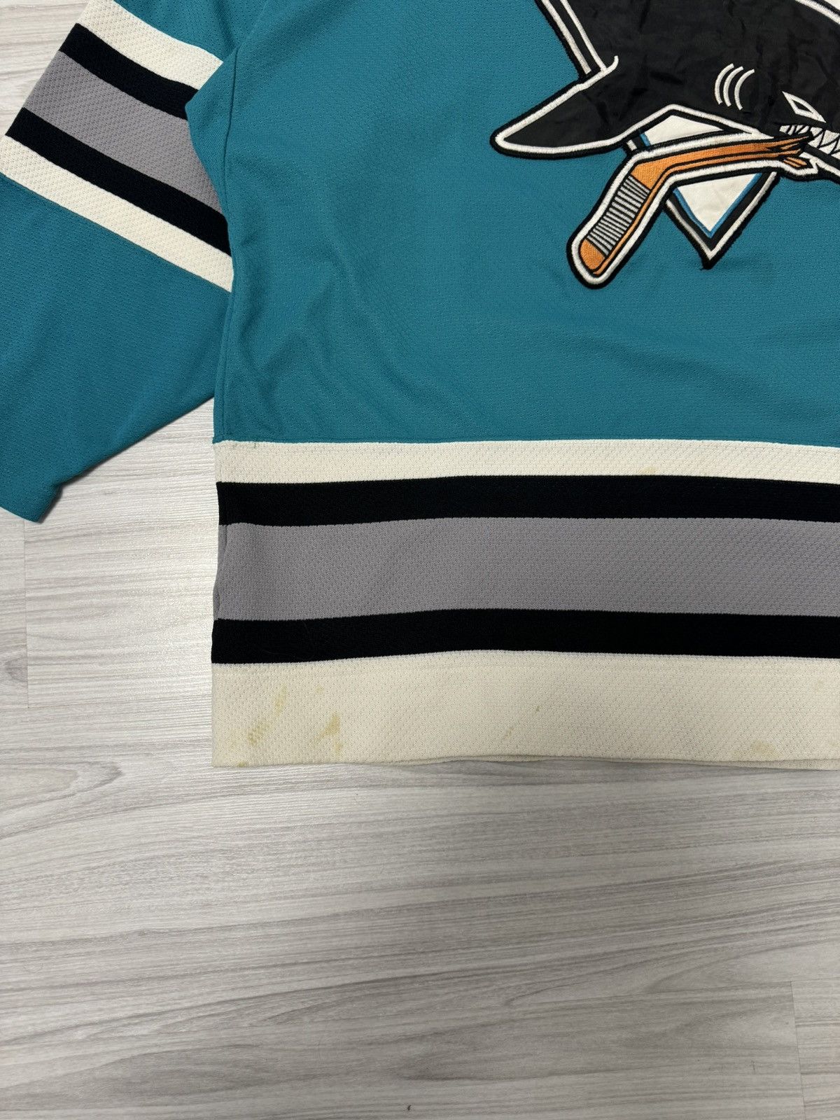 Starter × Vintage Vintage 90s Starter San Jose Sharks Hockey Jersey Size US XL / EU 56 / 4 - 9 Thumbnail