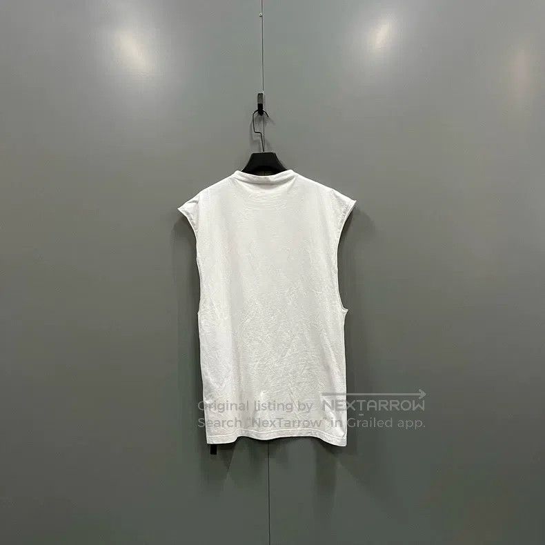 Balenciaga Balenciaga Double Hook Embroidered Crew Neck Sleeveless T- Size US S / EU 44-46 / 1 - 2 Thumbnail