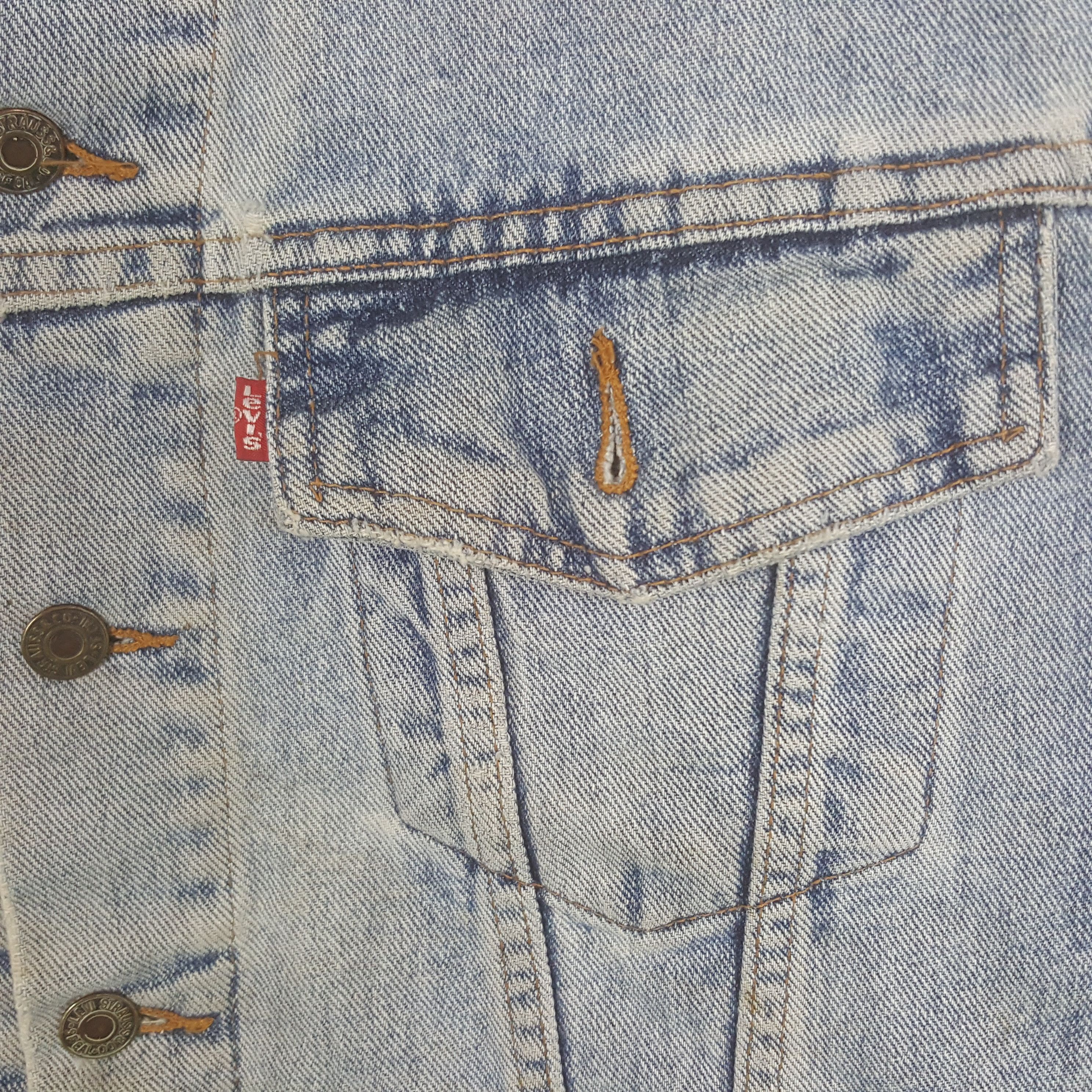 Levi's × Number (N)ine × Vintage Vintage Levi's X Number (N)ine Japan Custom Art Denim Jacket Size US L / EU 52-54 / 3 - 4 Thumbnail