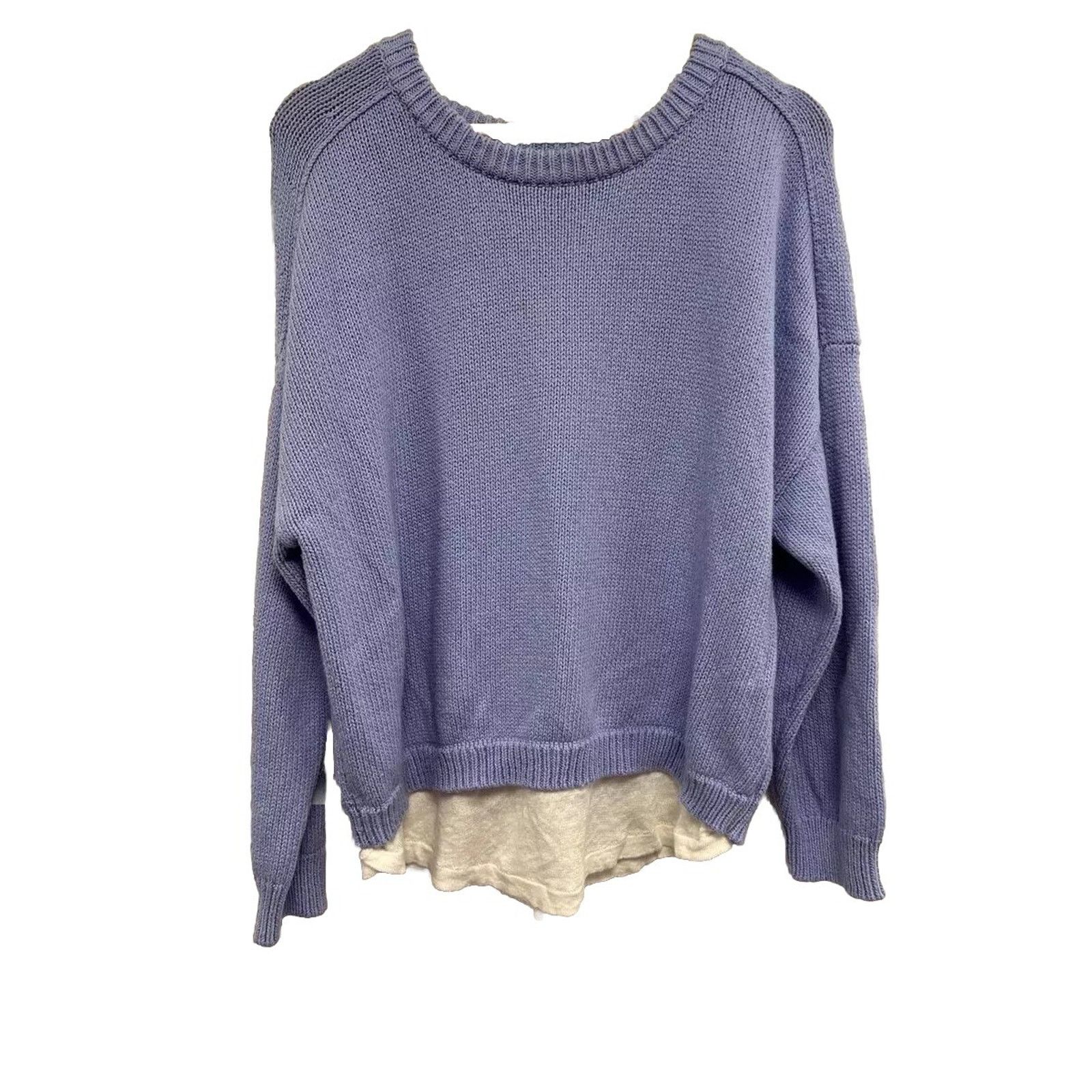 Brochu Walker BROCHU WALKER Cashmere Corbin Looker Layered Top L A000481 Size L / US 10 / IT 46 - 9 Thumbnail