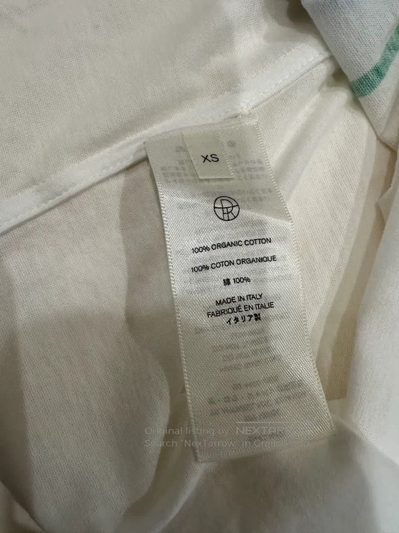 The Row The row Rainbow Organic Cotton Short Sleeve Tee Size XS / US 0-2 / IT 36-38 - 7 Thumbnail