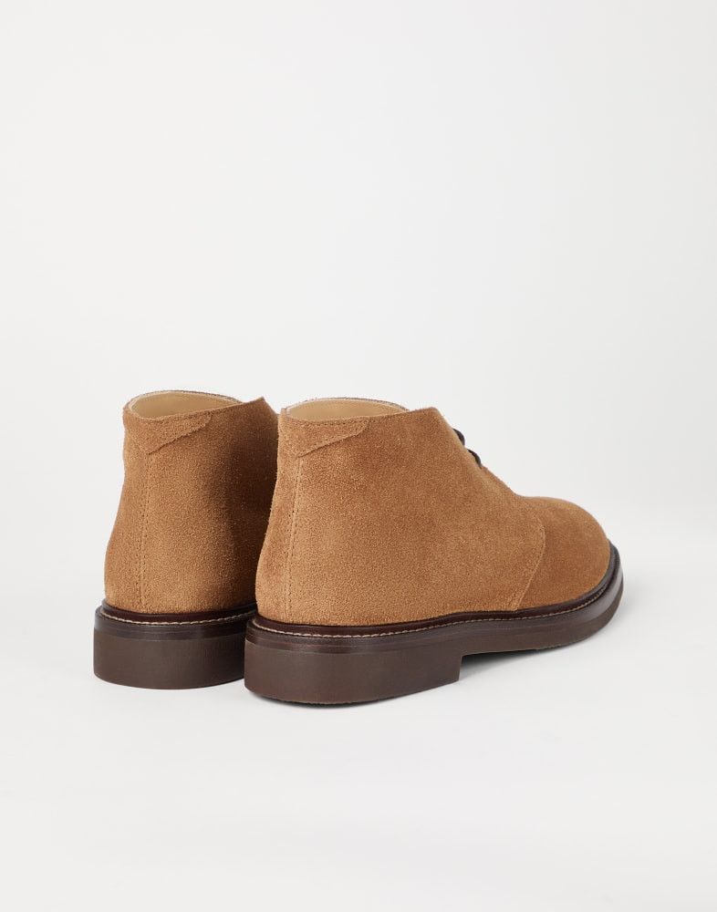Brunello Cucinelli o1w1db10825 Pair Of Laced Shoes in Brown Size US 7 / EU 40 - 3 Thumbnail