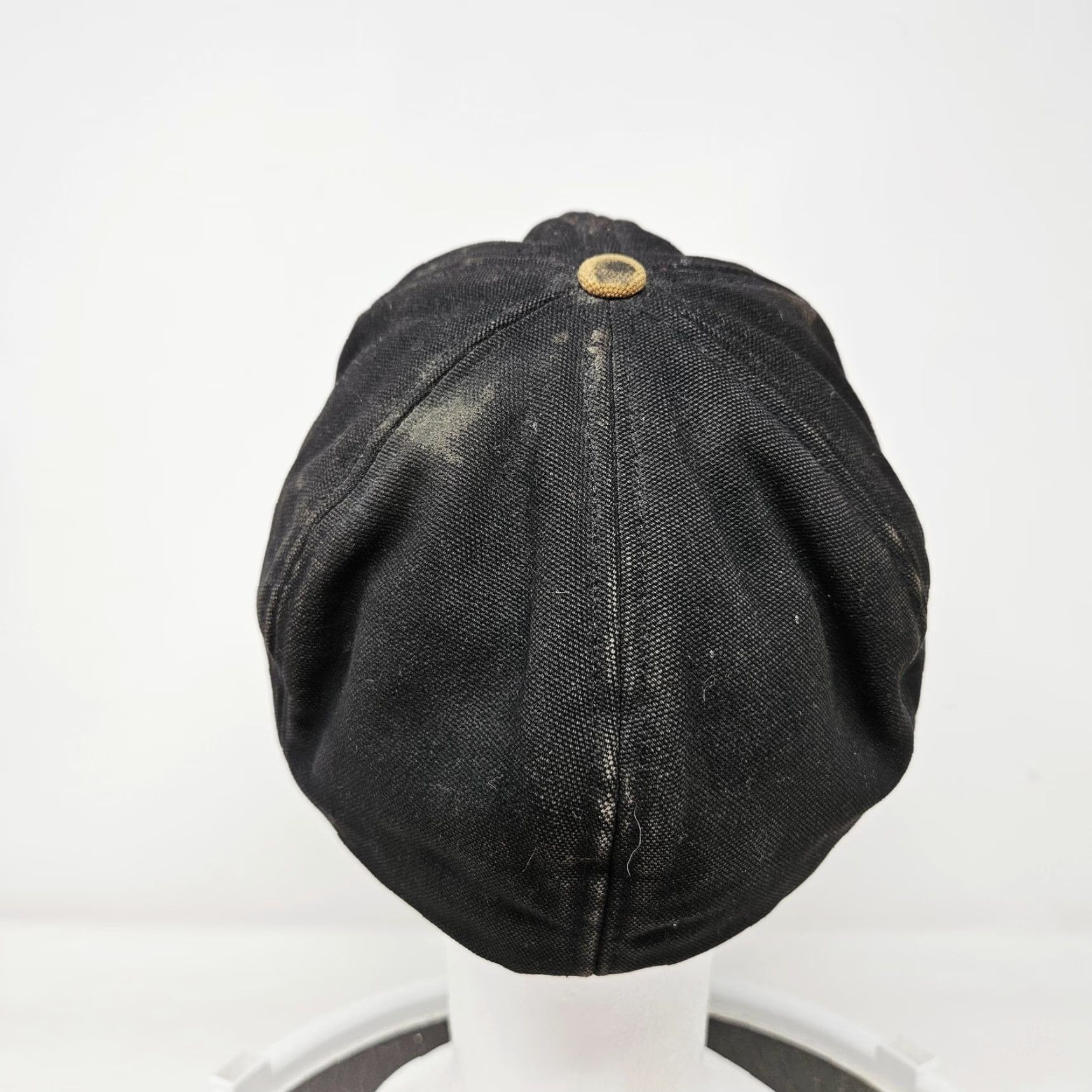 Carhartt VINTAGE Carhartt Hat Cap Fitted Mens M Black Canvas Tan Brim Insulated USA Workwear Size ONE SIZE - 5 Thumbnail