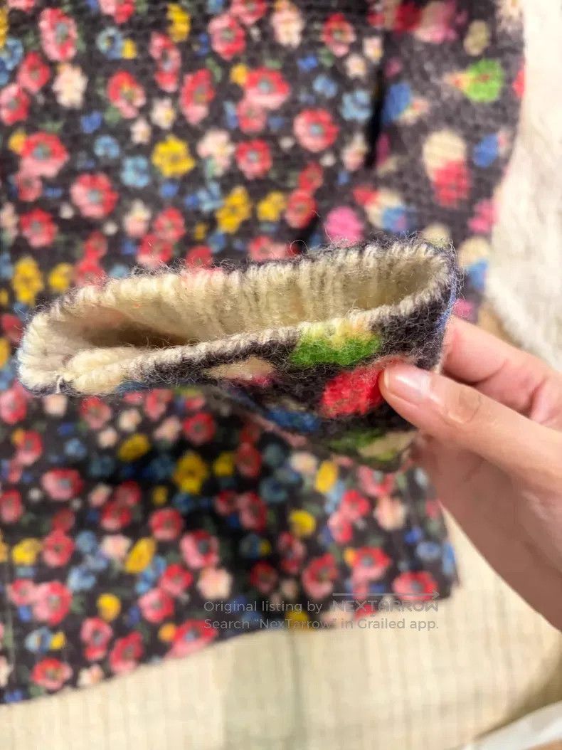 Comme des Garcons Comme Des Garcons one-size-fits-all Colorful Floral Knit Sw Size S / US 4 / IT 40 - 4 Thumbnail