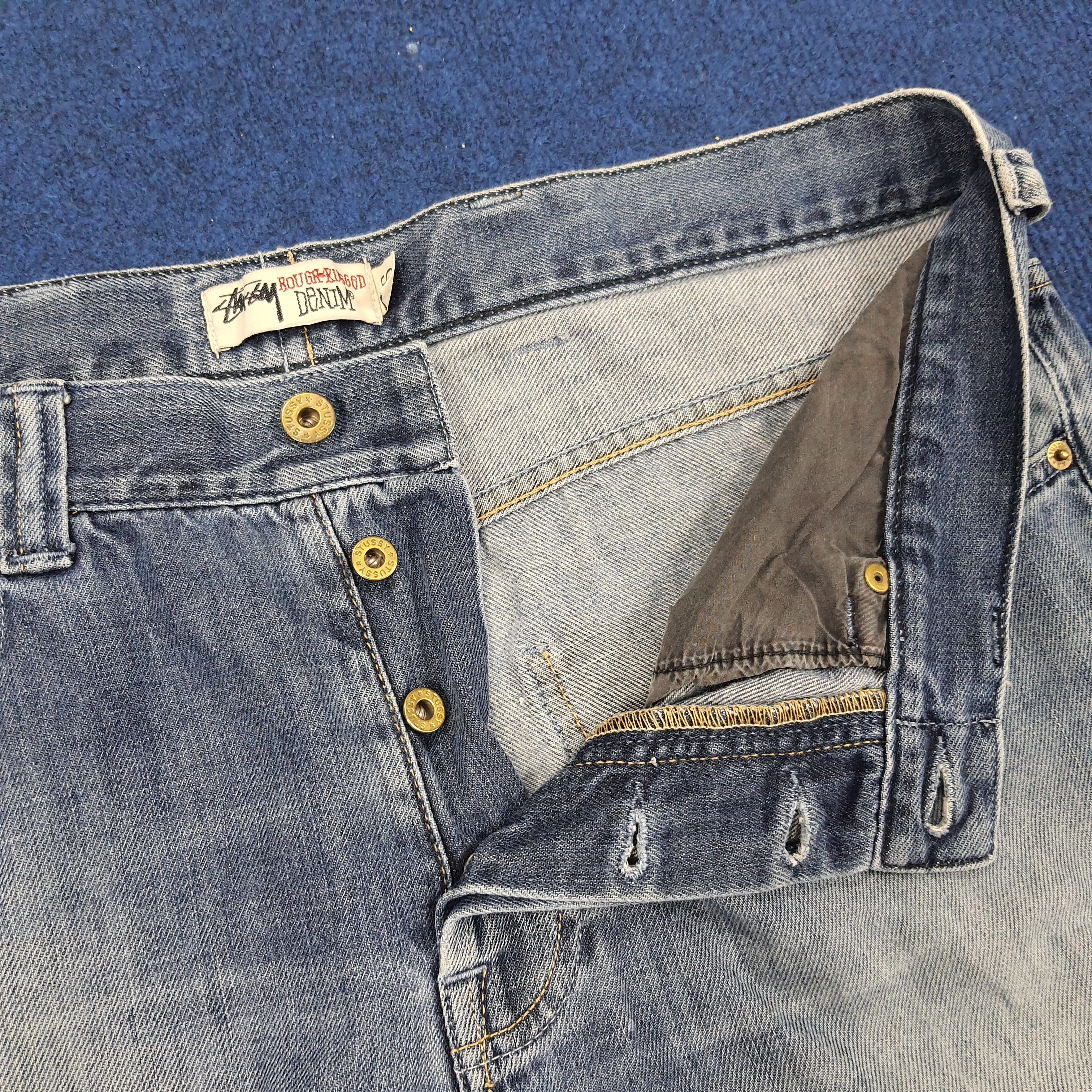 Stussy × Vintage Vintage Stussy Custom Logo Streetwear Jeans Size US 36 / EU 52 - 7 Thumbnail