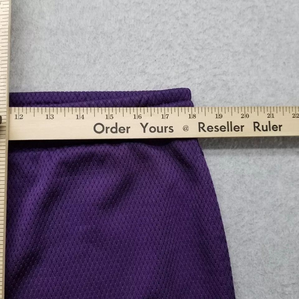 NBA Los Angeles Lakers Shorts Mens Medium Purple Pockets NBA Size US 36 / EU 52 - 5 Thumbnail