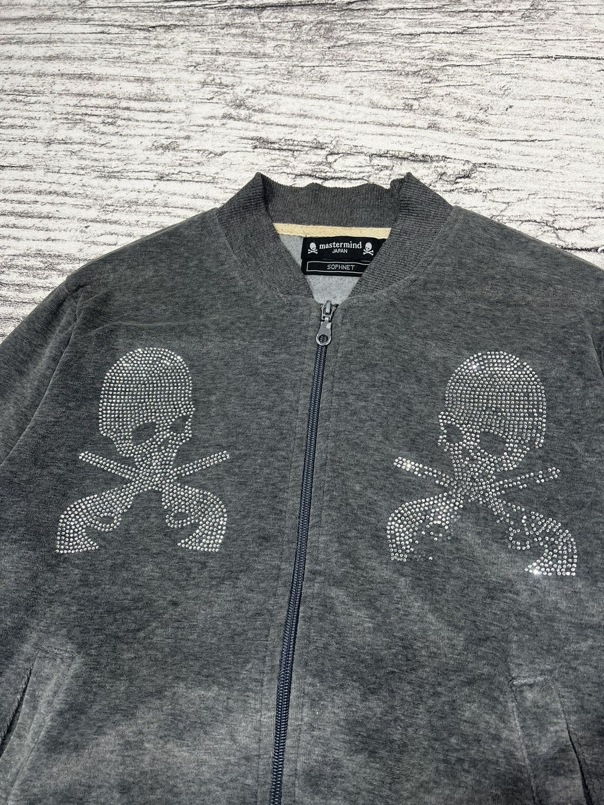 Mastermind Japan 2000s Mastermind Roar Skull Studded Glitter Velvet y2k Ifsix Size US M / EU 48-50 / 2 - 2 Thumbnail
