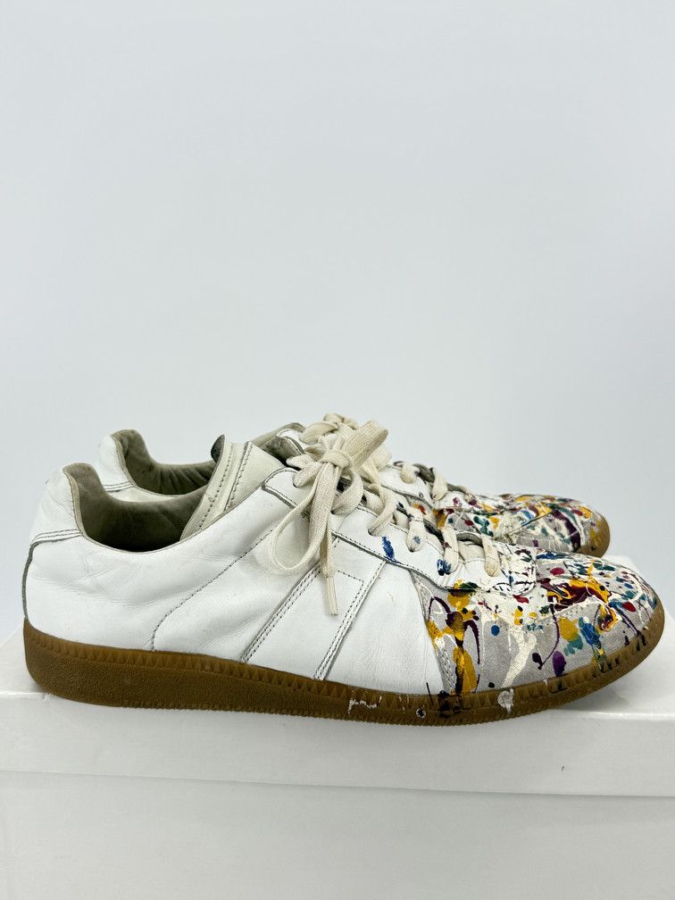 Maison Margiela Vintage GAT Low Paint Splatter Size US 8 / EU 41 - 1 Thumbnail