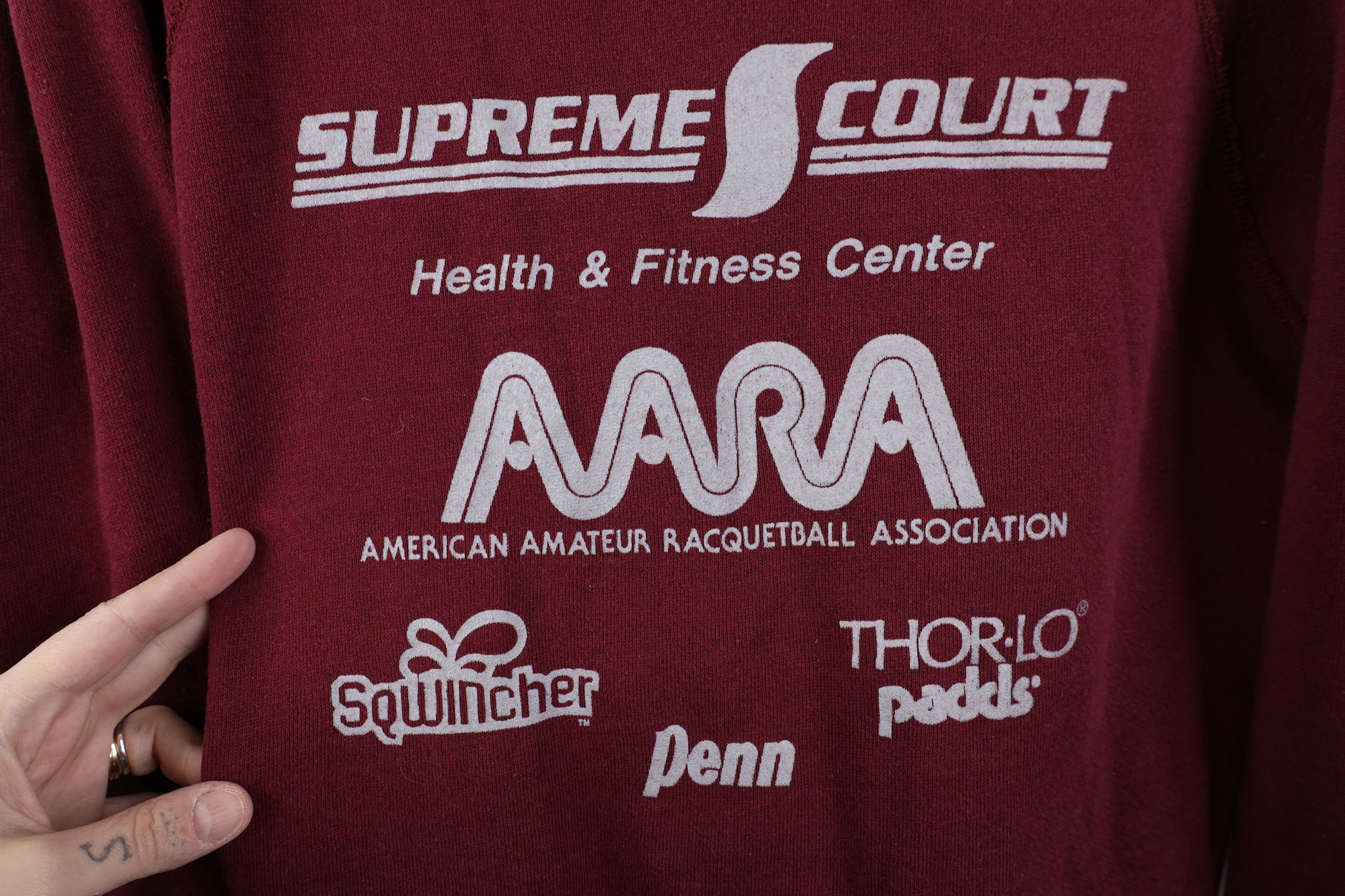 Vintage Vintage 80s American Amateur Racquetball 1987 Sweatshirt Size L / US 10 / IT 46 - 4 Thumbnail