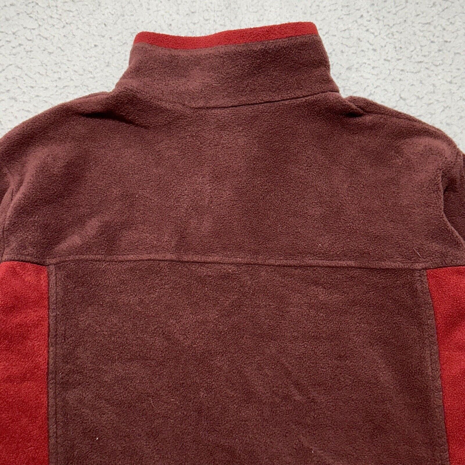 Columbia Columbia Large Fleece Sweatshirt High Neck Maroon Pockets Size US L / EU 52-54 / 3 - 11 Thumbnail