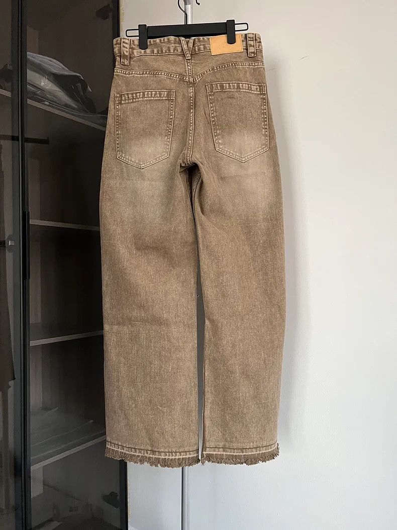 Designer Washed faded loose baggy cleanfit yuppie y2k jeans Size US 30 / EU 46 - 5 Thumbnail