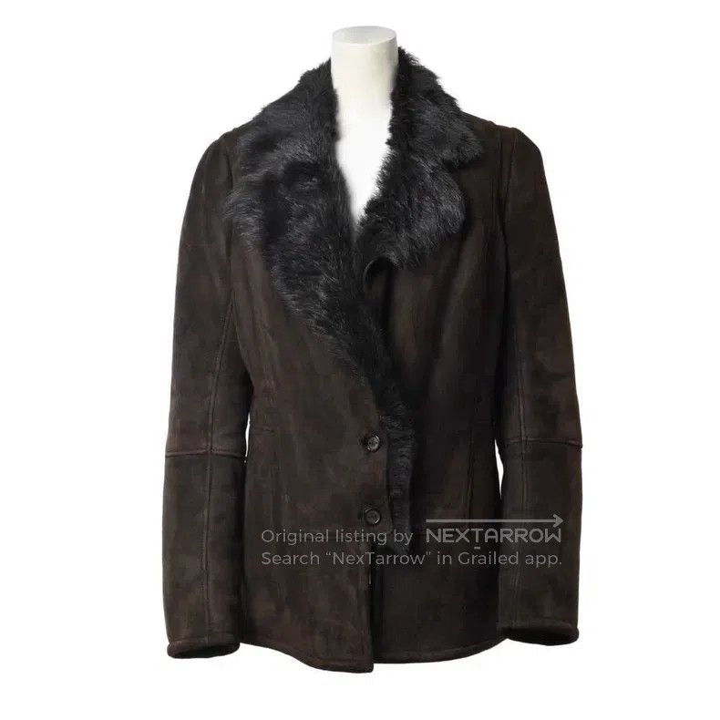Loewe Loewe Suede Faux Fur One-Piece Jacket Size XS / US 0-2 / IT 36-38 - 1 Thumbnail