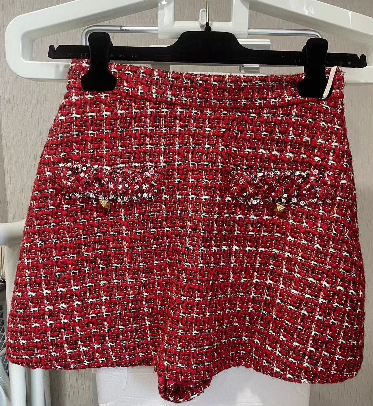 Valentino Valentino High-Waist Wool Shorts Size US 36 / EU 52 - 1 Thumbnail
