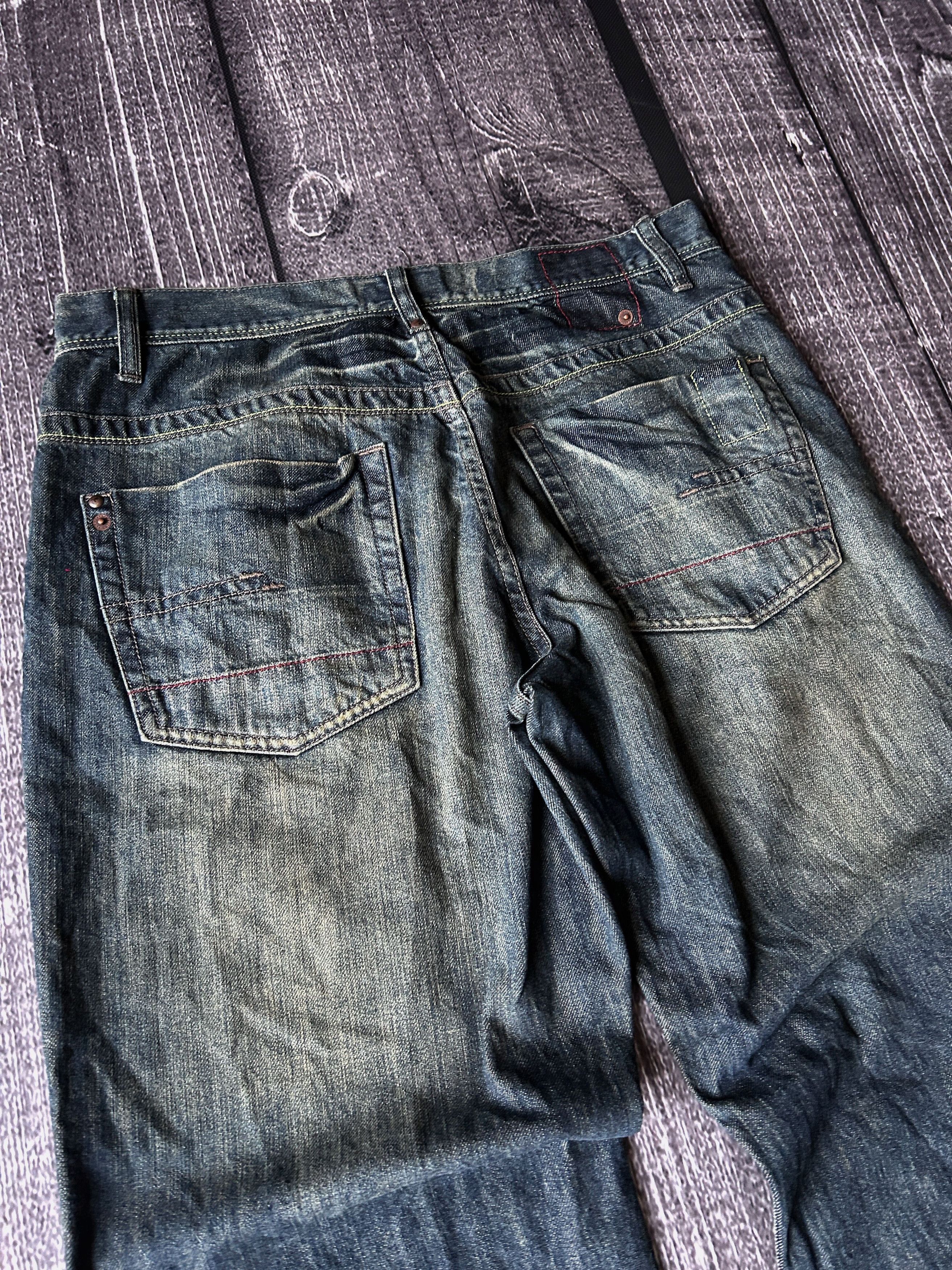 Vintage VINTAGE 💥HYSTERIC GLAMOUR STYLE BAGGY JEANS 90S Size US 32 / EU 48 - 6 Thumbnail