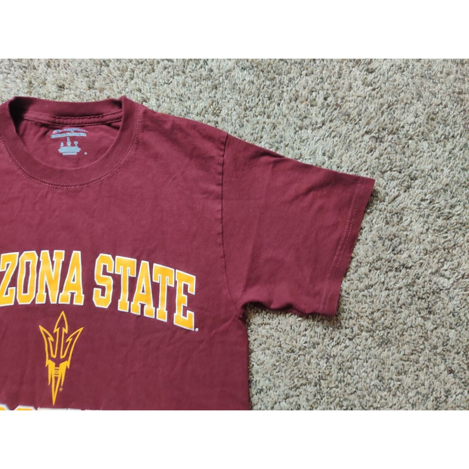 Champion Arizona State University Shirt Mens Small Maroon Fraternity Size US S / EU 44-46 / 1 - 3 Thumbnail