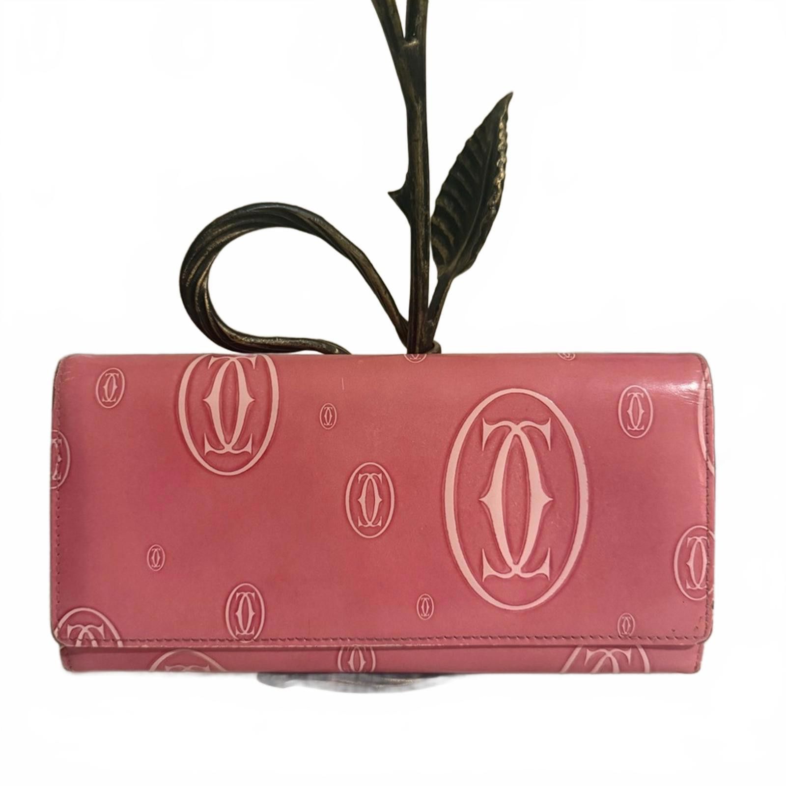 Cartier Authentic Pink Cartier Happy Birthday Long Wallet- GUC Size ONE SIZE - 1 Thumbnail