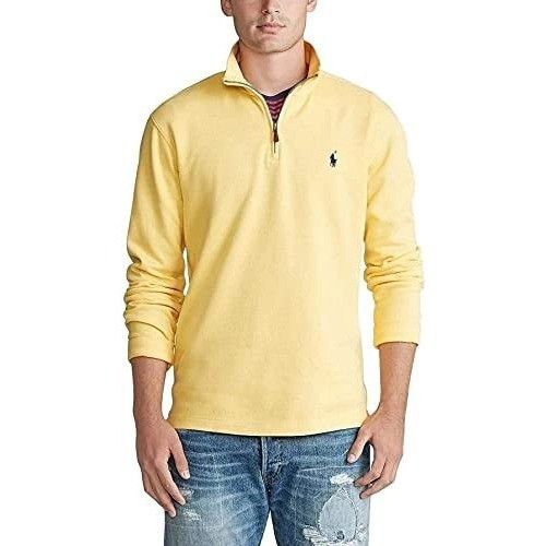Polo Ralph Lauren Polo Ralph Lauren Lg Yellow Quarter Zip Long Sleeve Knit Swe Size US L / EU 52-54 / 3 - 11 Thumbnail
