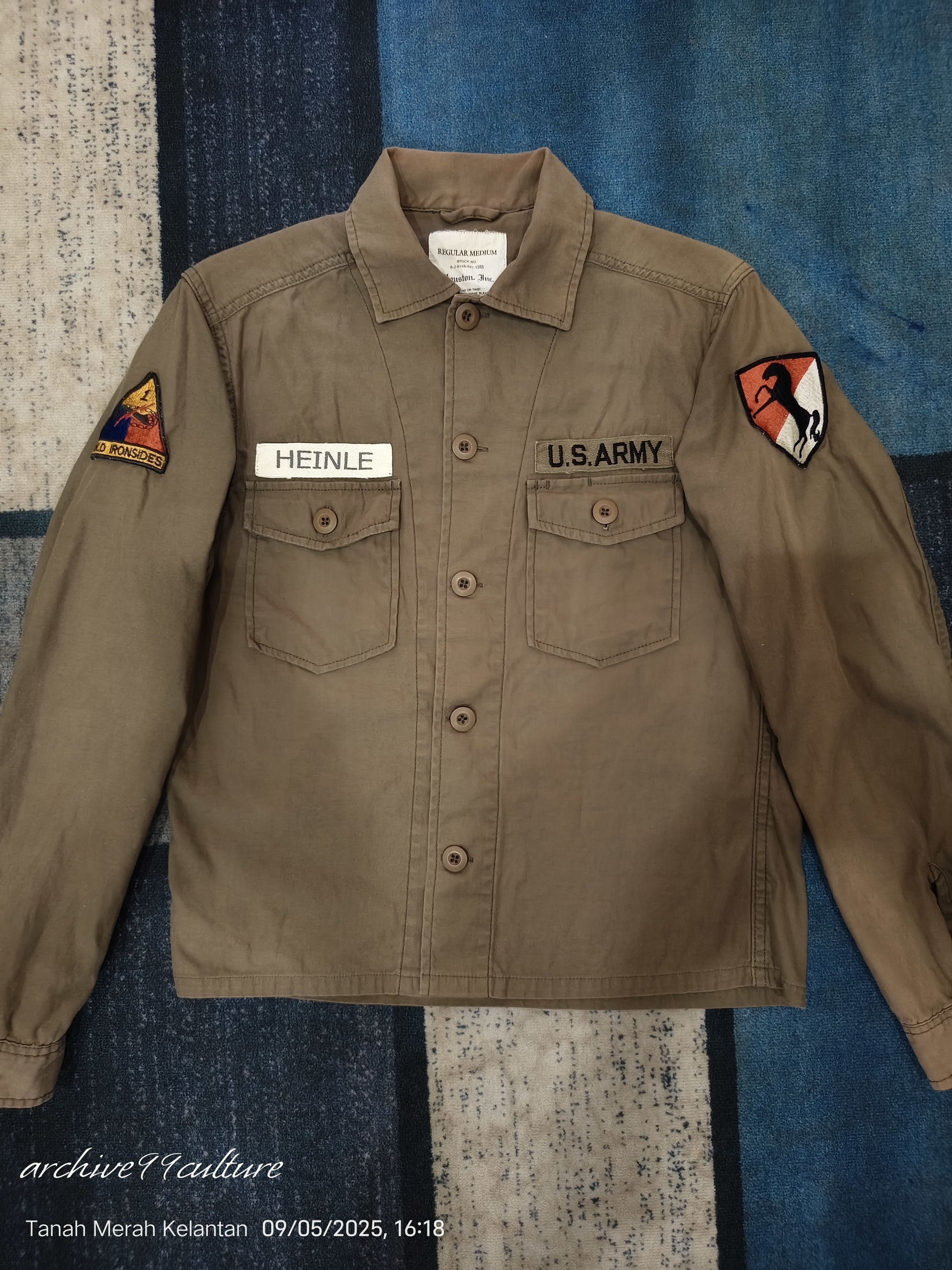 Other Houston inc US Army regular medium patches button shirt Size US S / EU 44-46 / 1 - 12 Thumbnail