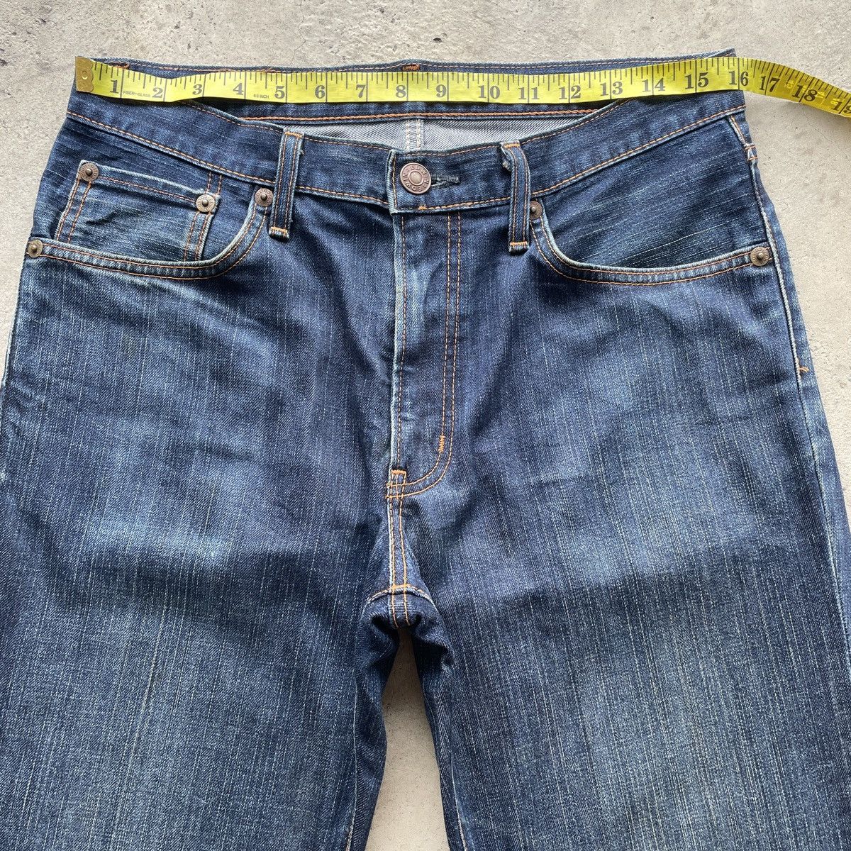 Edwin Vintage Edwin 503 Made In Japan Dark Blue Jeans Denim Pants Size US 32 / EU 48 - 5 Thumbnail