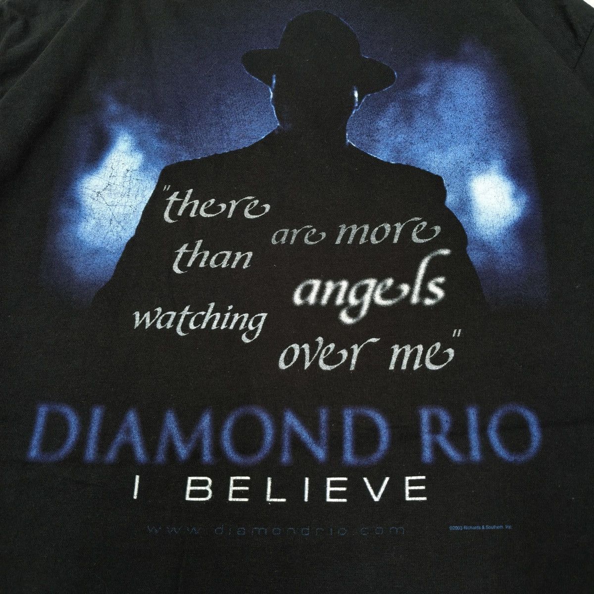Band Tees Vintage Y2K DIAMOND RIO I Believe Band Tshirt Size US XL / EU 56 / 4 - 7 Thumbnail