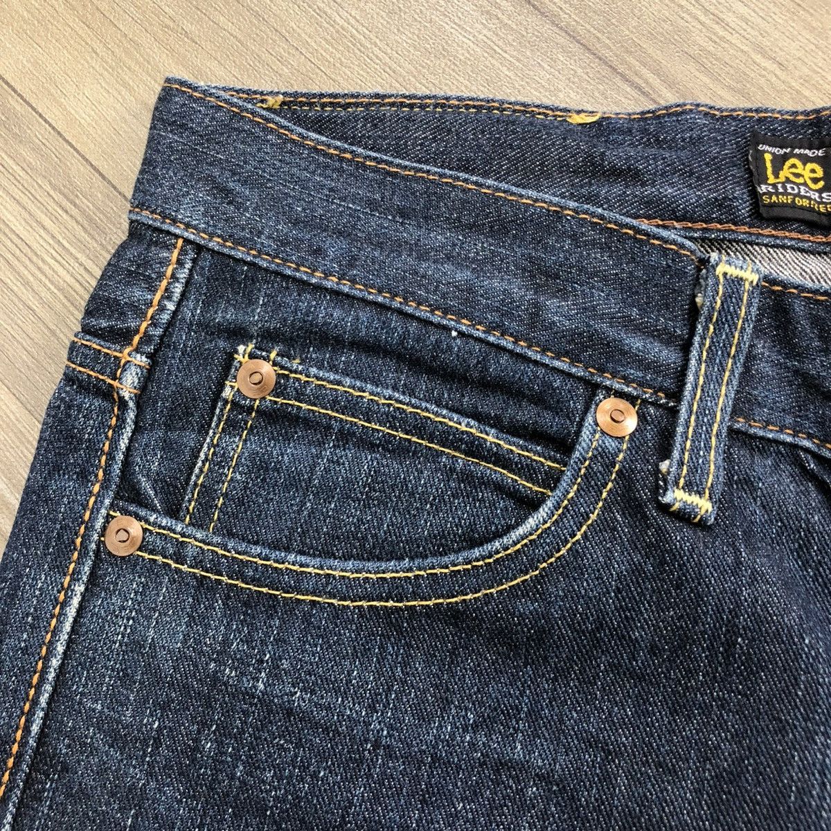If Six Was Nine × Le Grande Bleu (L.G.B.) × Lee 🇯🇵 2000s Lee Riders Lgb Goa Distressed Bootcut Flared Jeans Size 28" / US 6 / IT 42 - 5 Thumbnail