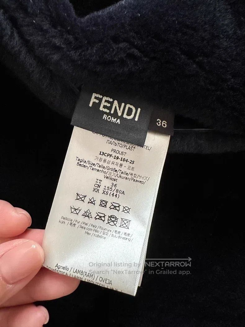 Fendi Fendi Shearling coat Size XXS / US 00 / IT 34 - 6 Thumbnail