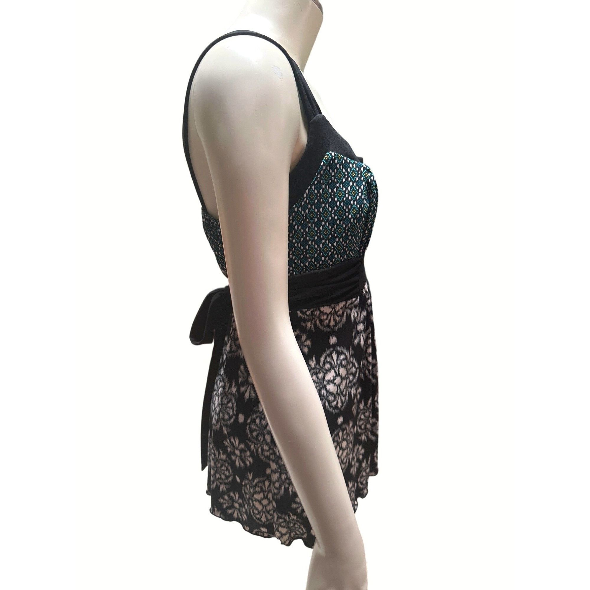 Other CCC Black White Green SwimSuit Abstract Coverup Tankini Swim Size S / US 4 / IT 40 - 4 Thumbnail