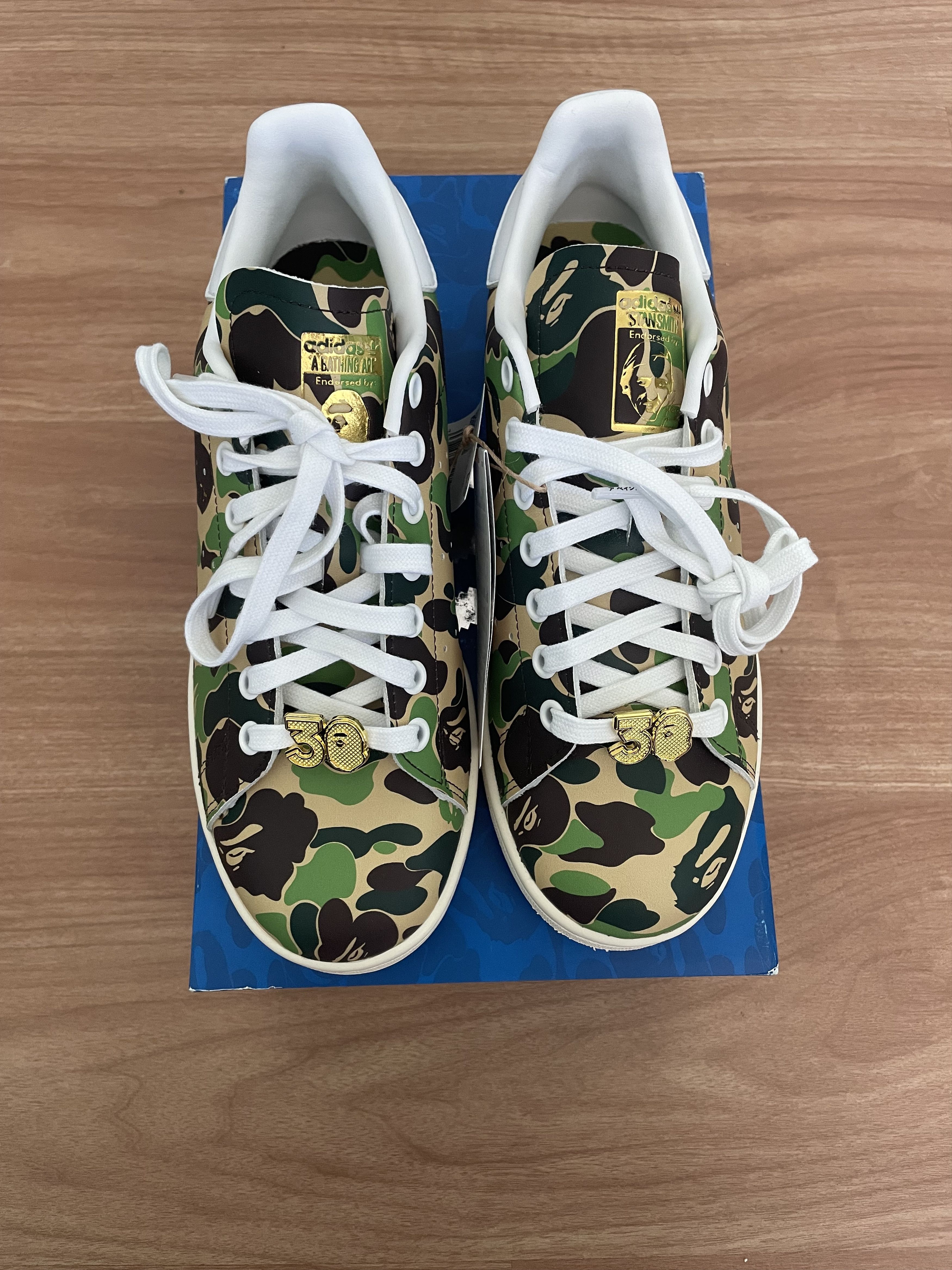 Adidas × Bape Adiddas Stan Smith Bape ABC Camo Size US 7 / EU 40 - 3 Thumbnail