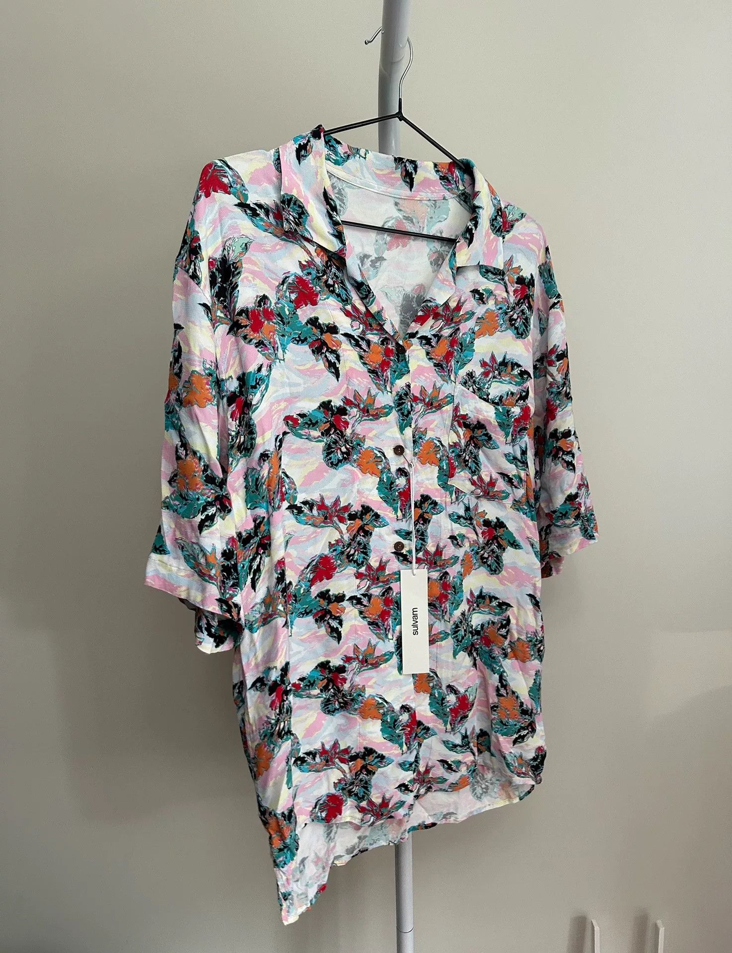 Sulvam Sulvam Aloha Short Sleeve Shirt Size US M / EU 48-50 / 2 - 1 Thumbnail