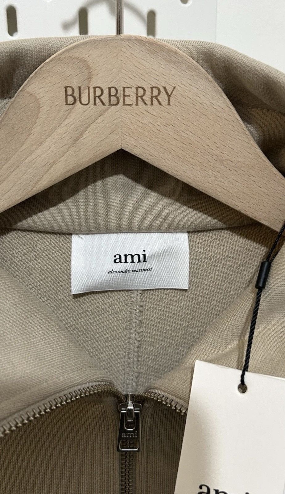 AMI Ami Paris Ami de Coeur Half-Zip Boxy Fit Sweatshirt Small Size US S / EU 44-46 / 1 - 6 Thumbnail