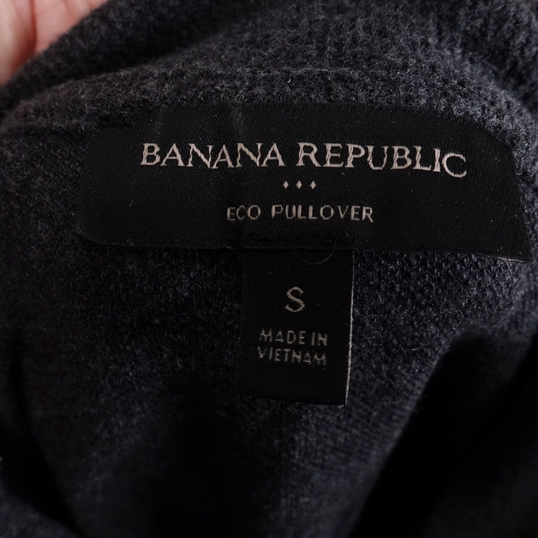 Banana Republic BANANA REPUBLIC ECO PULLOVER SWEATER WOMENS SIZE S CHARCOAL GREY COTTON CASUAL Size S / US 4 / IT 40 - 6 Thumbnail