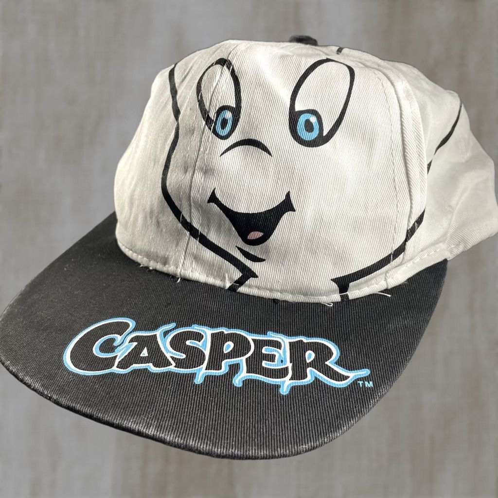 Vintage VINTAGE Casper The Ghost Hat Snapback White One Size Fits All Men Adjustable XS? Size ONE SIZE - 1 Thumbnail