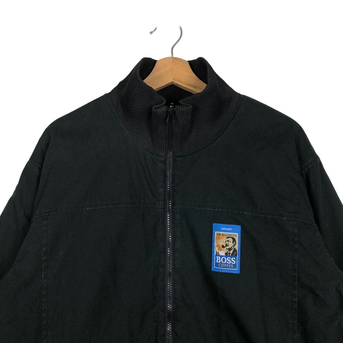 Japanese Brand 🔥90’s Suntory Boss Coffee Reversible Bomber Jacket Big Logo Size US M / EU 48-50 / 2 - 7 Thumbnail