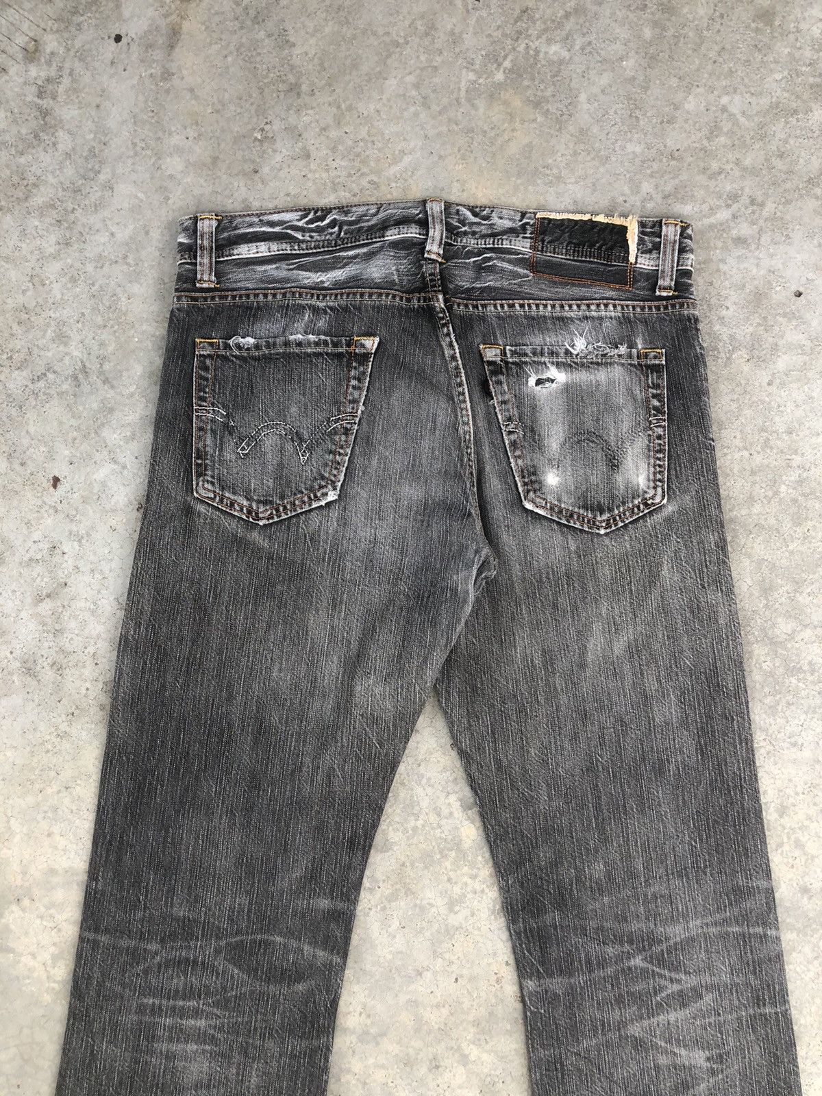 Edwin Japanese Edwin 511 RV Flared Jeans Distressed Broken Jeans Size US 34 / EU 50 - 8 Thumbnail