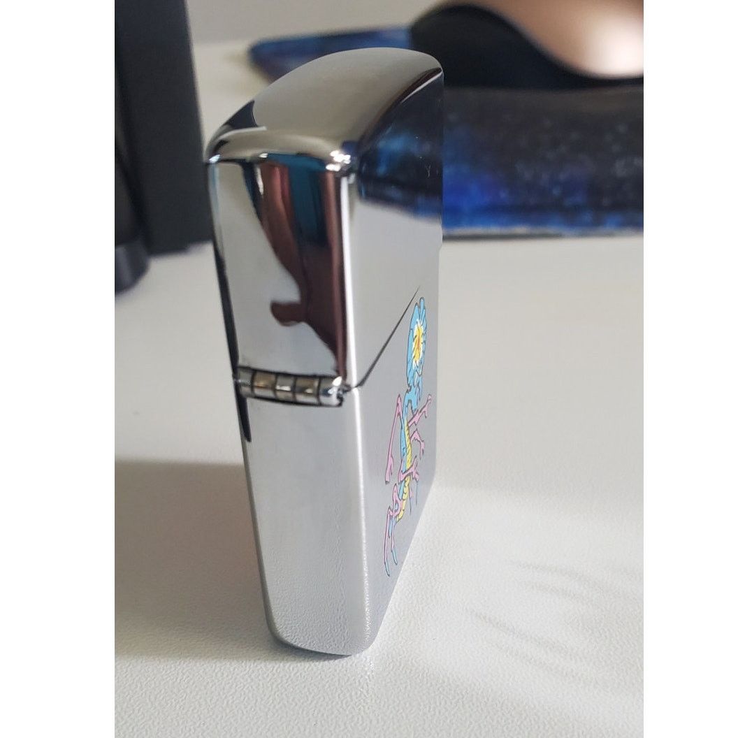 Zippo Rare Vintage Zippo – Mantis – High Polish Chrome – 1997 NIB Size ONE SIZE - 5 Thumbnail