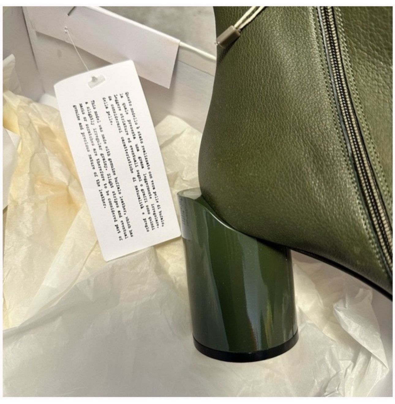 Maison Margiela Maison Margiela off-center stacked heel ankle boot 41 Size US 11 / IT 41 - 8 Thumbnail