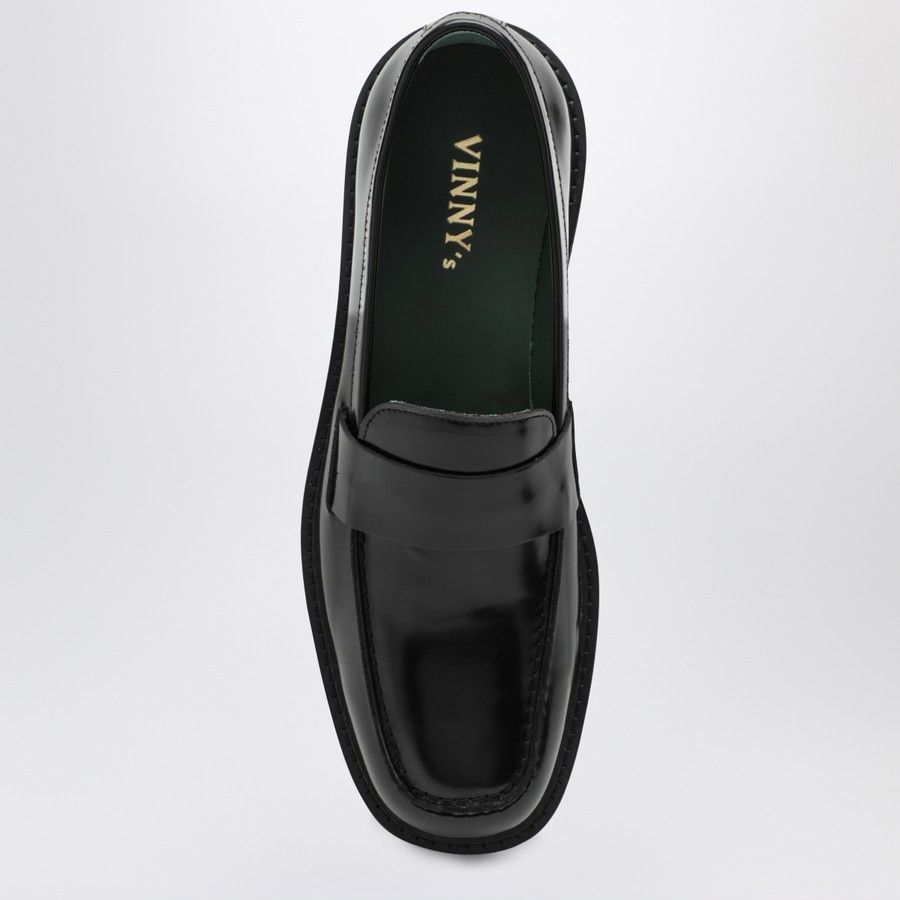 VINNY's o1d2blof1025 Leather Moccasins Shoes in Black Size US 9 / EU 42 - 3 Thumbnail