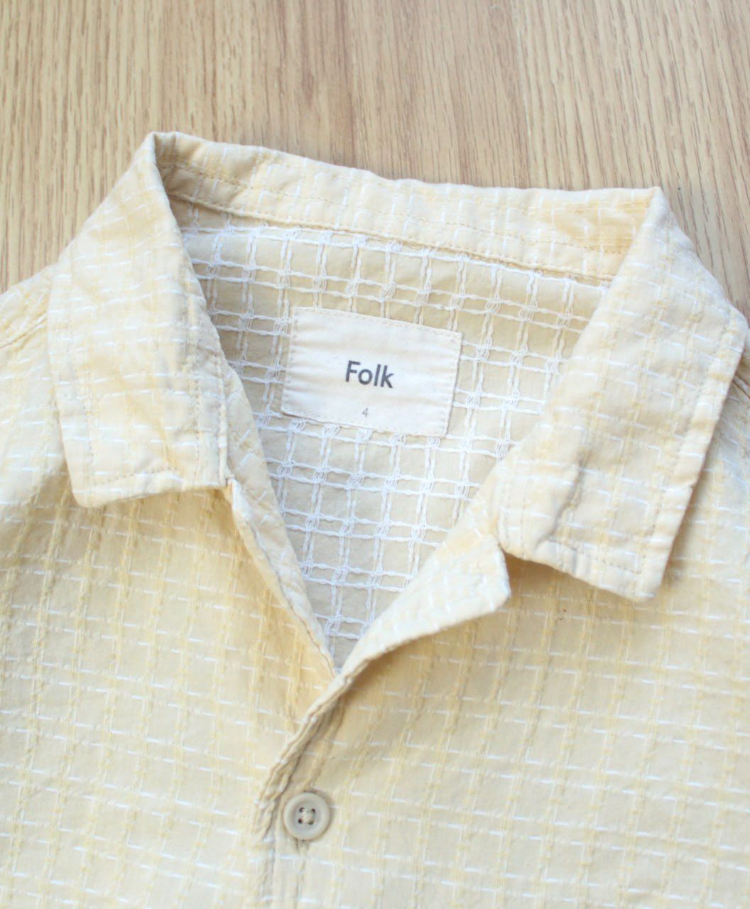 Folk 🔥 Folk Vintage Short Sleeve Check Button Up Shirt Textured Size US L / EU 52-54 / 3 - 3 Thumbnail