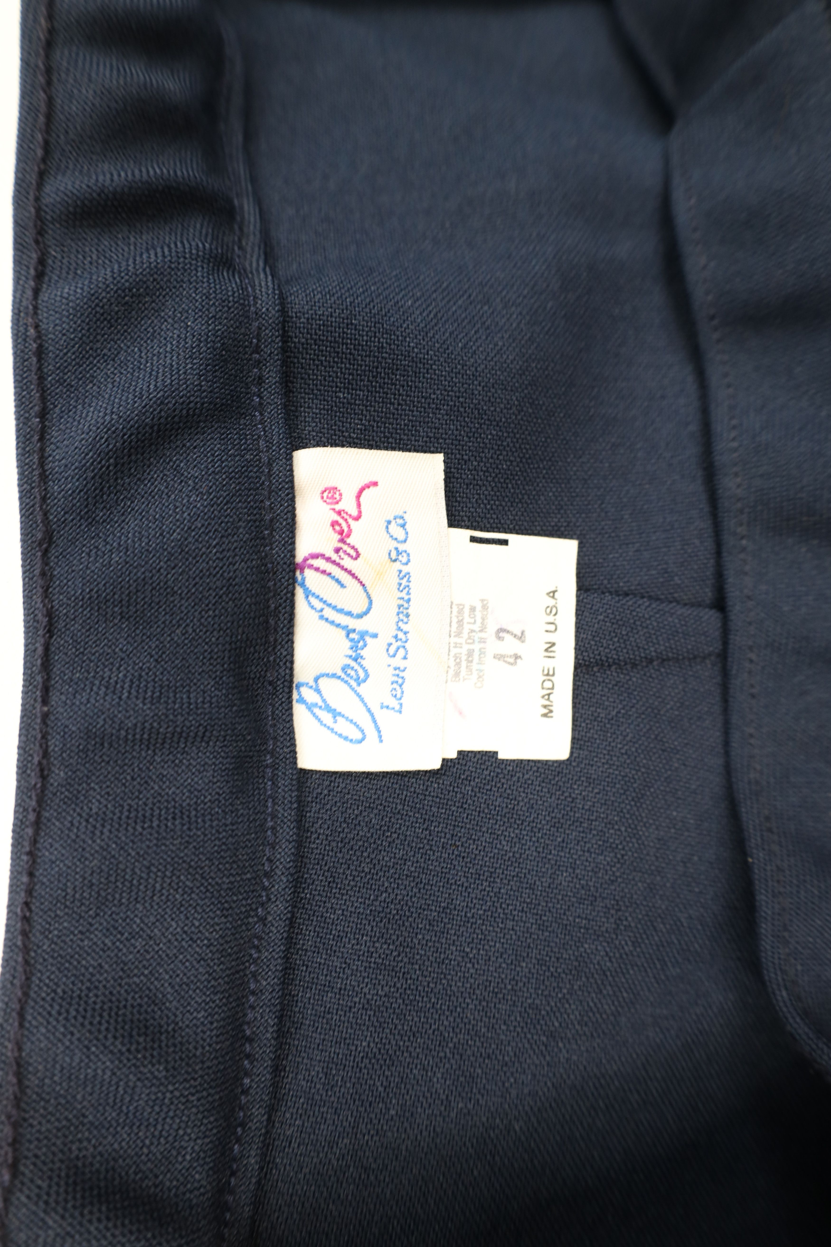 Levi's Deadstock Vintage 80s Levis Bend Over Wide Leg Chino Pants Size 42" / US 20 - 10 Thumbnail