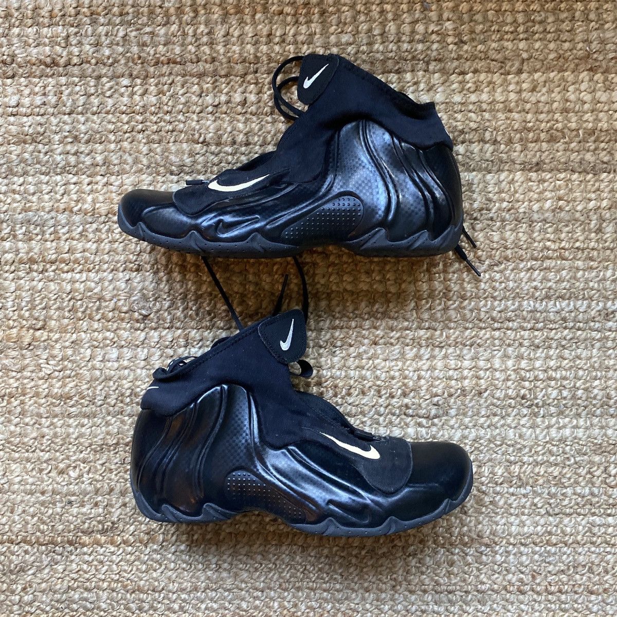 Nike Nike Air Flightposites 2013 Black Carbon Fiber Size US 10 / EU 43 - 1 Thumbnail