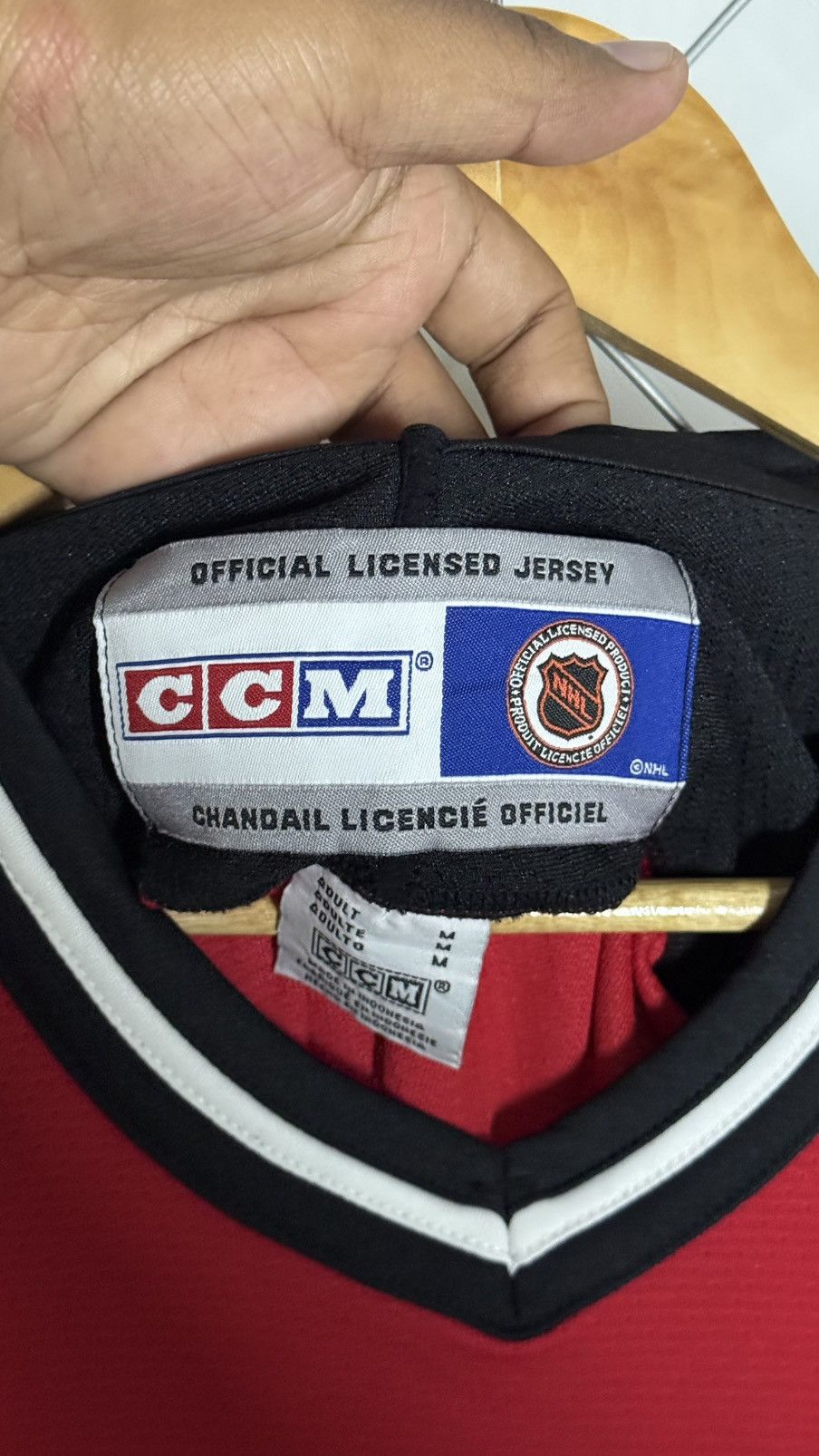 Vintage Vintage CCM New Jersey Devil lil peep hellboy Size US M / EU 48-50 / 2 - 10 Thumbnail