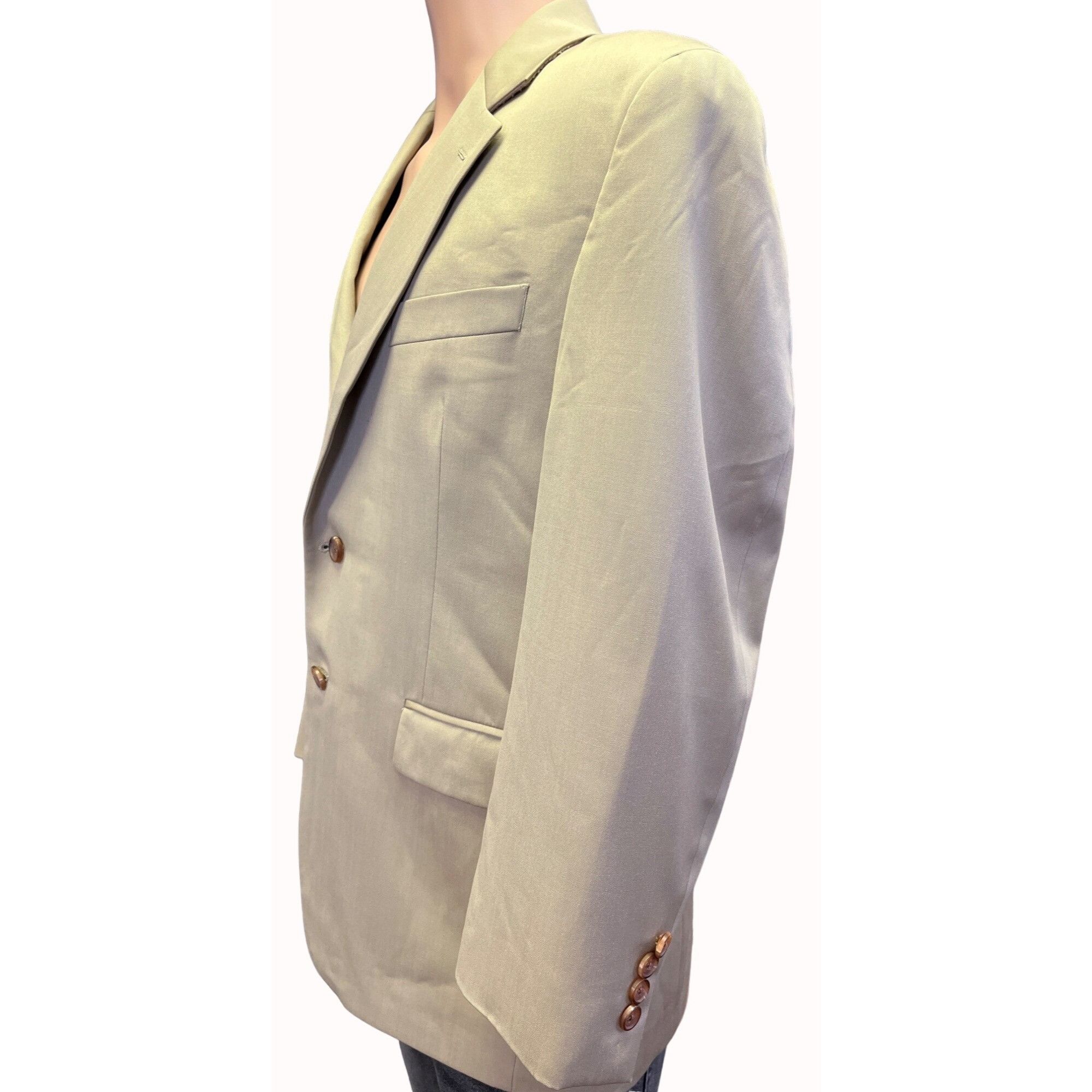 Lauren Ralph Lauren Lauren Ralph Lauren Men's Beige Blazer Sport/Coats Size 9 SK Size 34S - 3 Thumbnail
