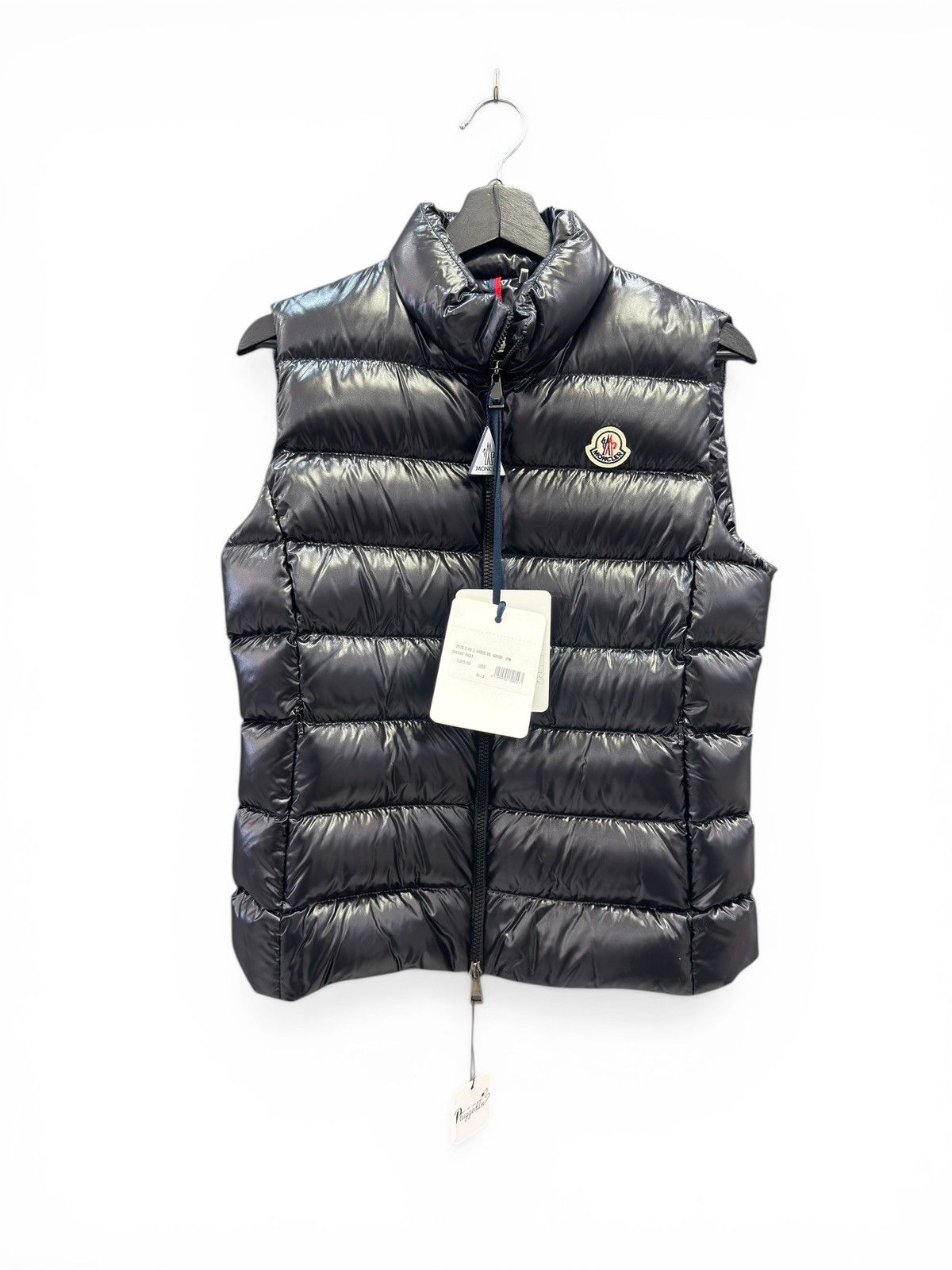 Moncler Moncler Ghany Black Vest Size L / US 10 / IT 46 - 1 Thumbnail
