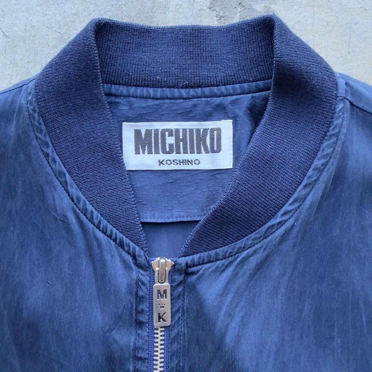 Michiko Koshino Vintage 1992 Michiko London Silk Bomber Jacket Mens M Size US M / EU 48-50 / 2 - 4 Thumbnail