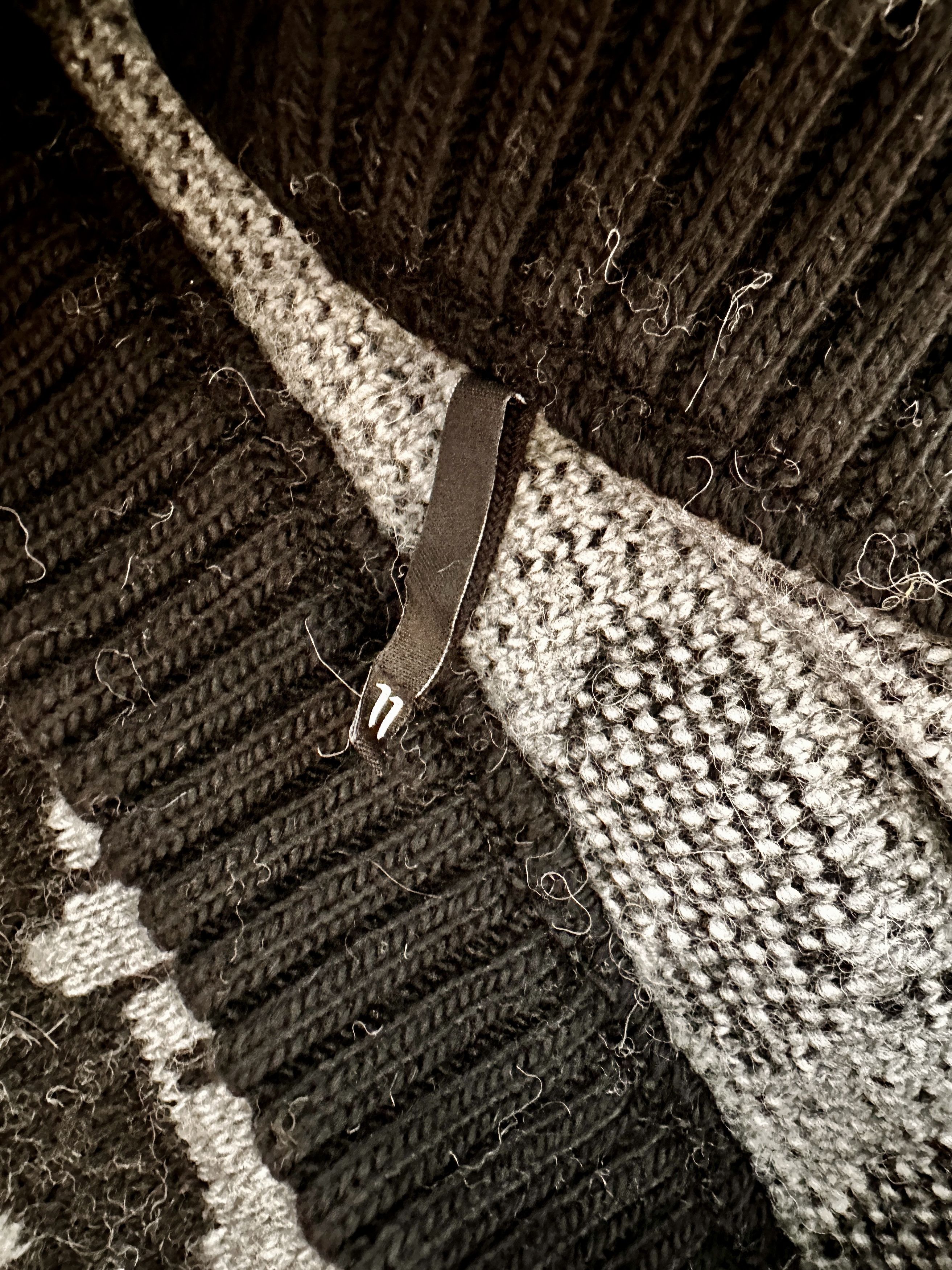11 By Boris Bidjan Saberi Wool & Alpaca Blend Jacquard Sweater Size US L / EU 52-54 / 3 - 6 Thumbnail